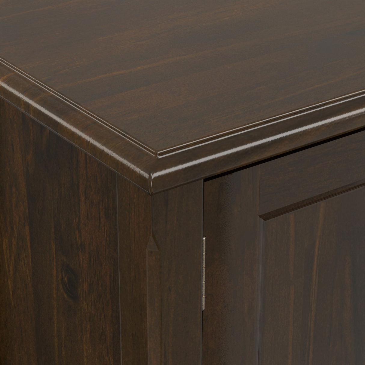 Burlington - Low TV Media Stand - Mahogany