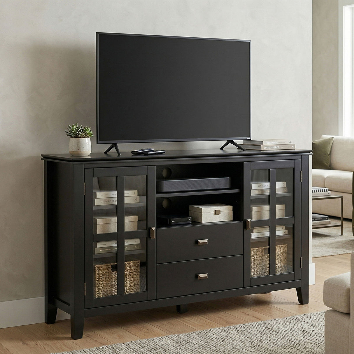 Artisan - Handcrafted, Tall TV Media Stand