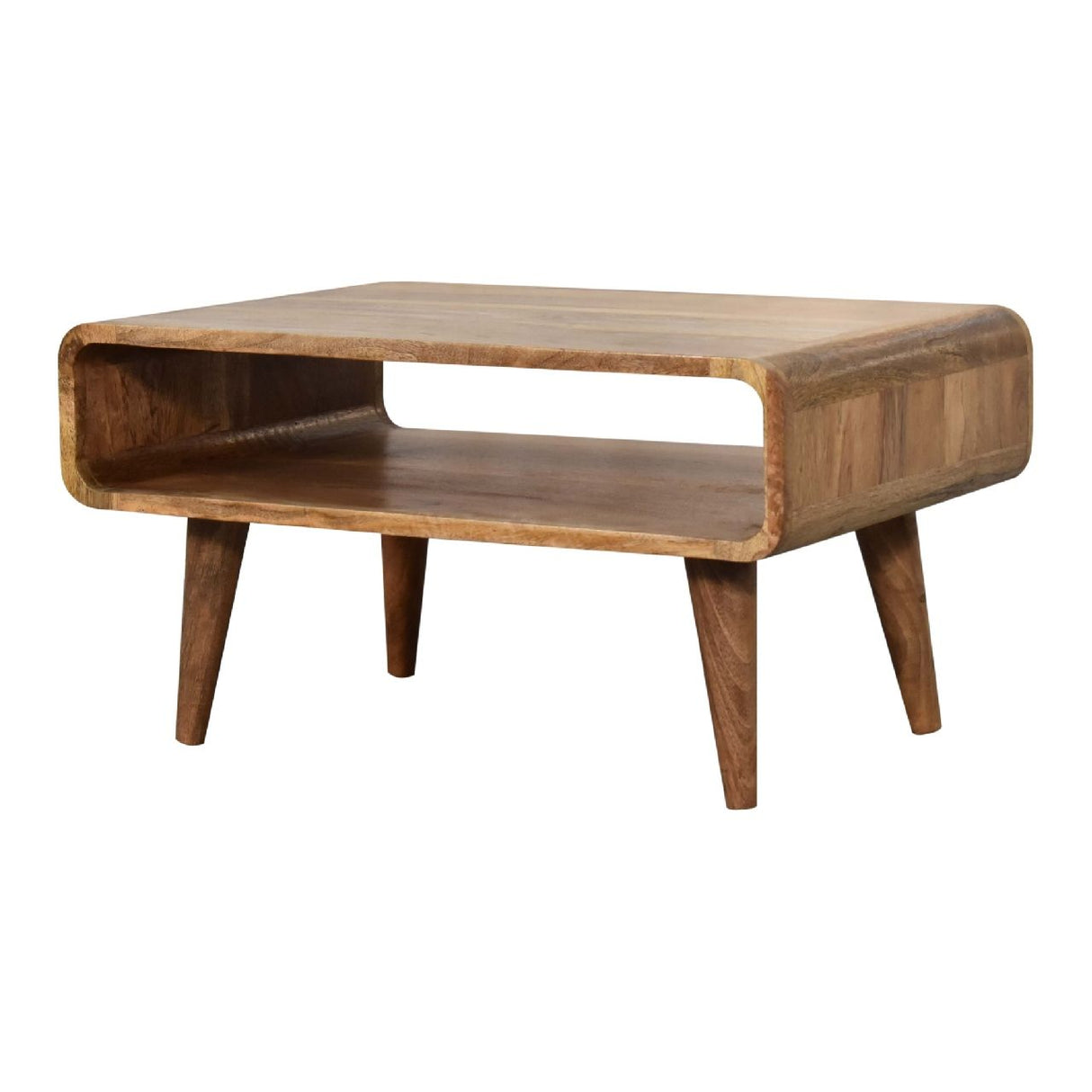Solid Wood Open Media Unit