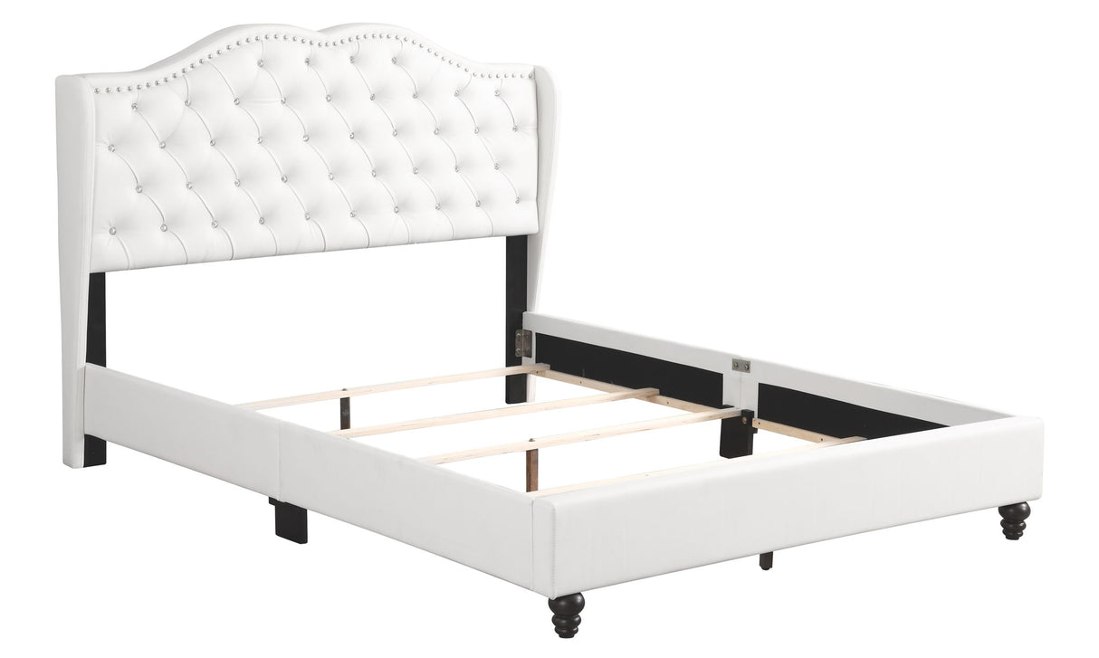 Upholstered Bed Transitional