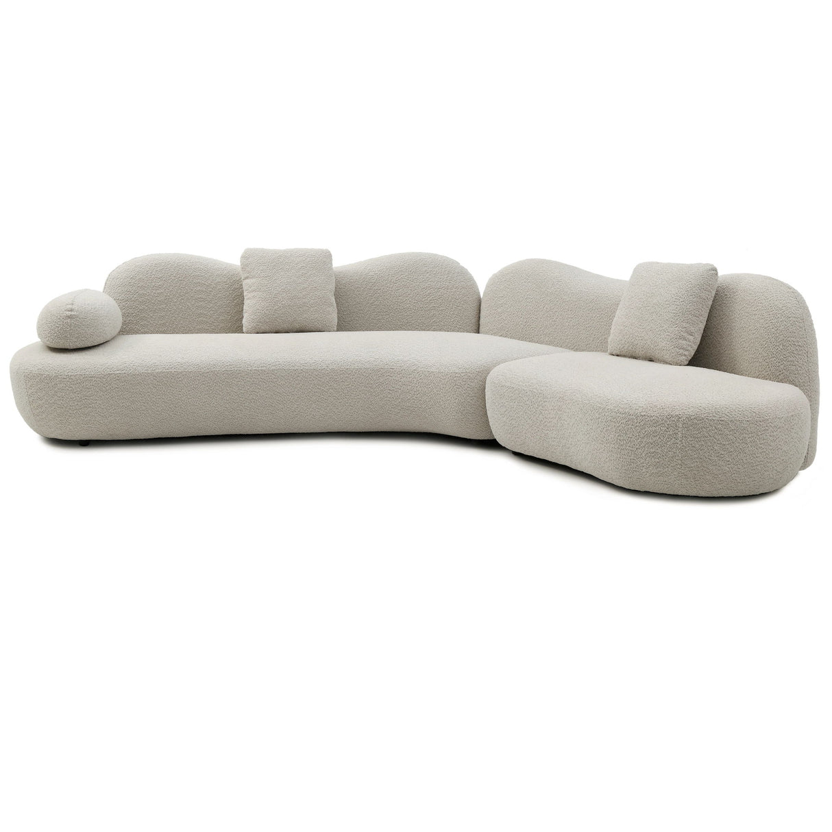 Modern Curved Modular 5 Seater Sofa