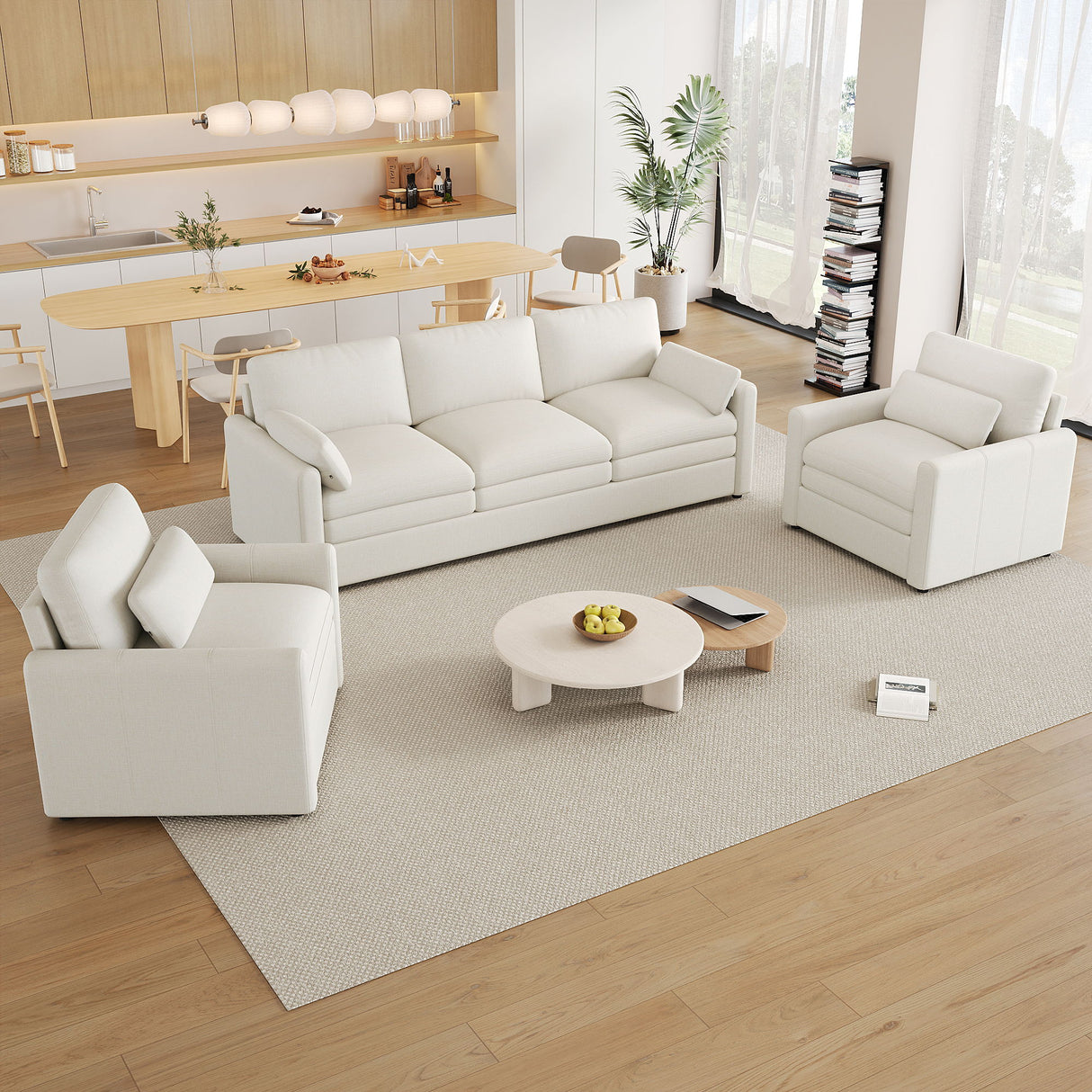 Cloud Sofa Set Couch For Living Room