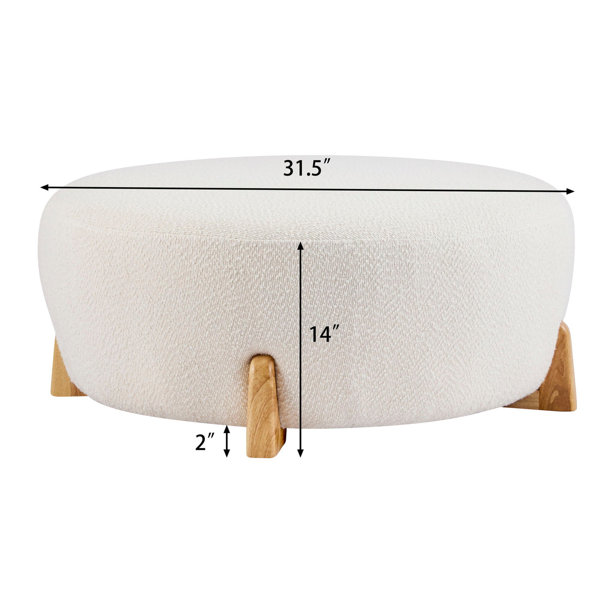 Modish - Round Ottoman