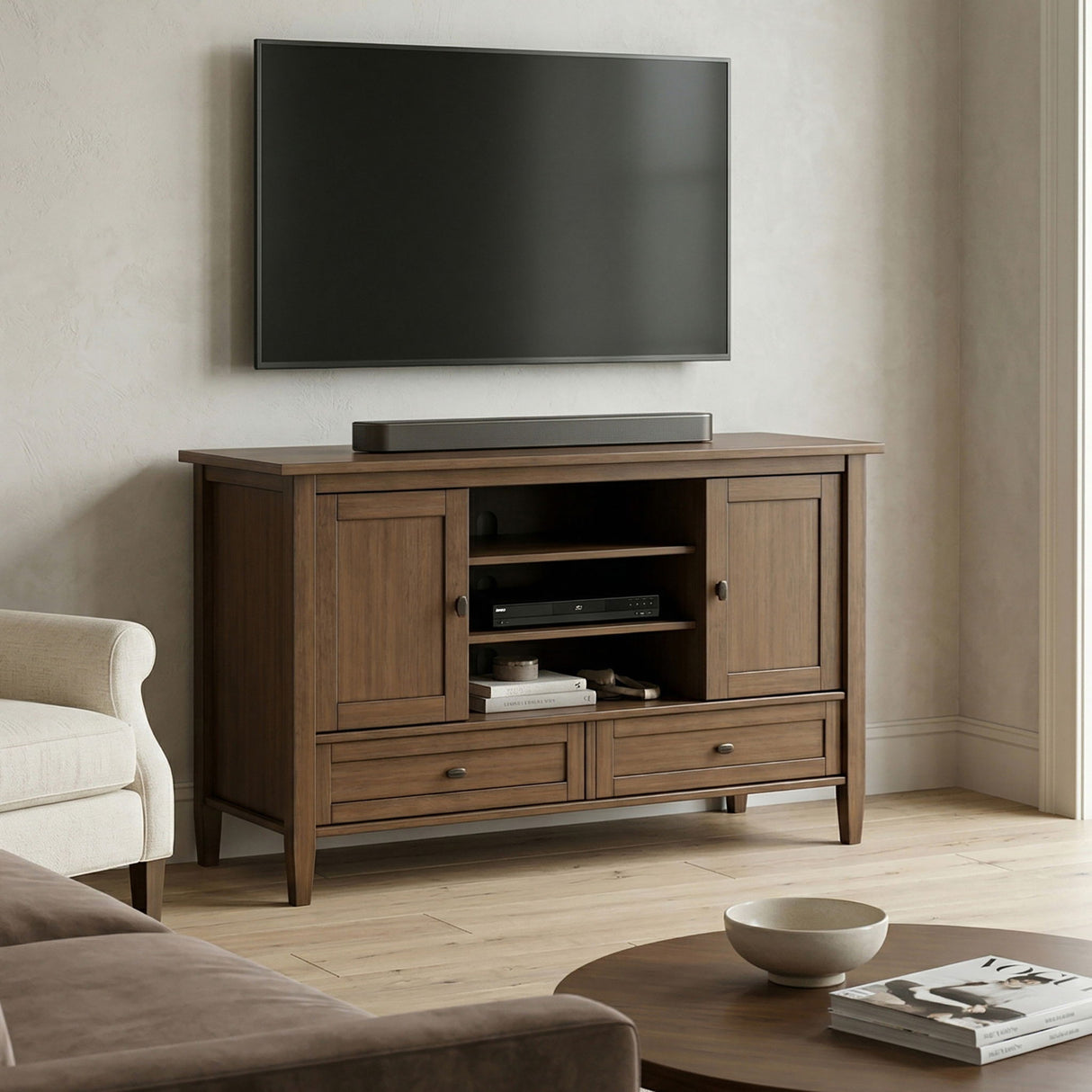Warm Shaker - TV Media Stand Handcrafted