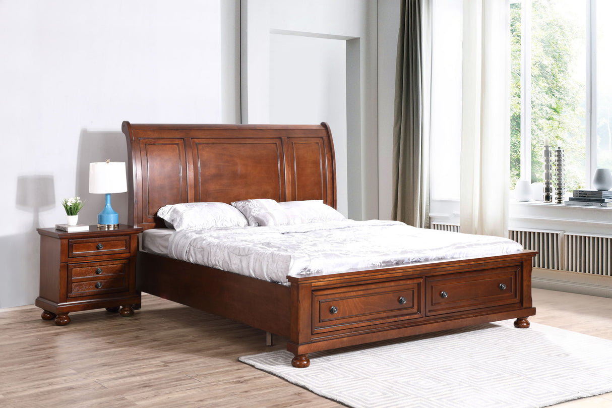 Stunning Sleigh Bed Design<