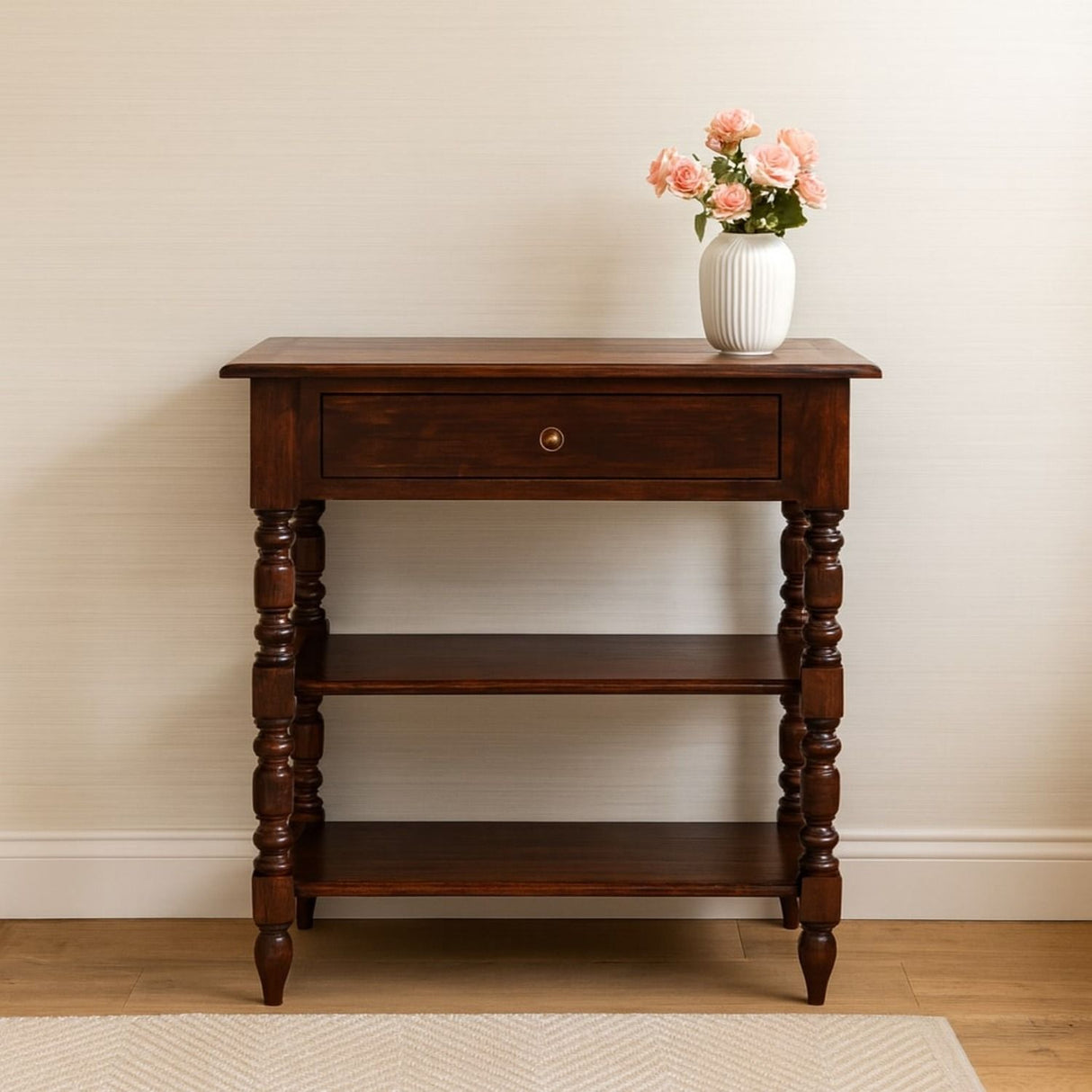 Turned Legs Side Table