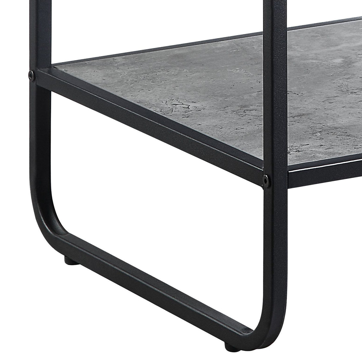 Raziela - End Table With Storage - Black / Gray