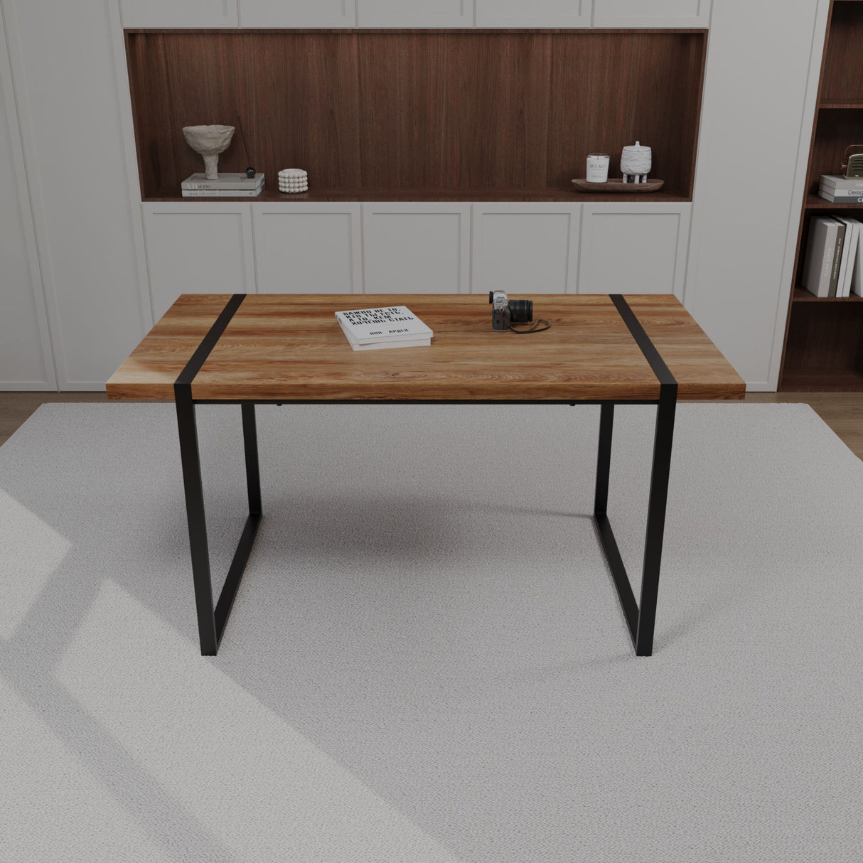 Rectangular Dining Table, 4 - 6 Person Capacity - Wood