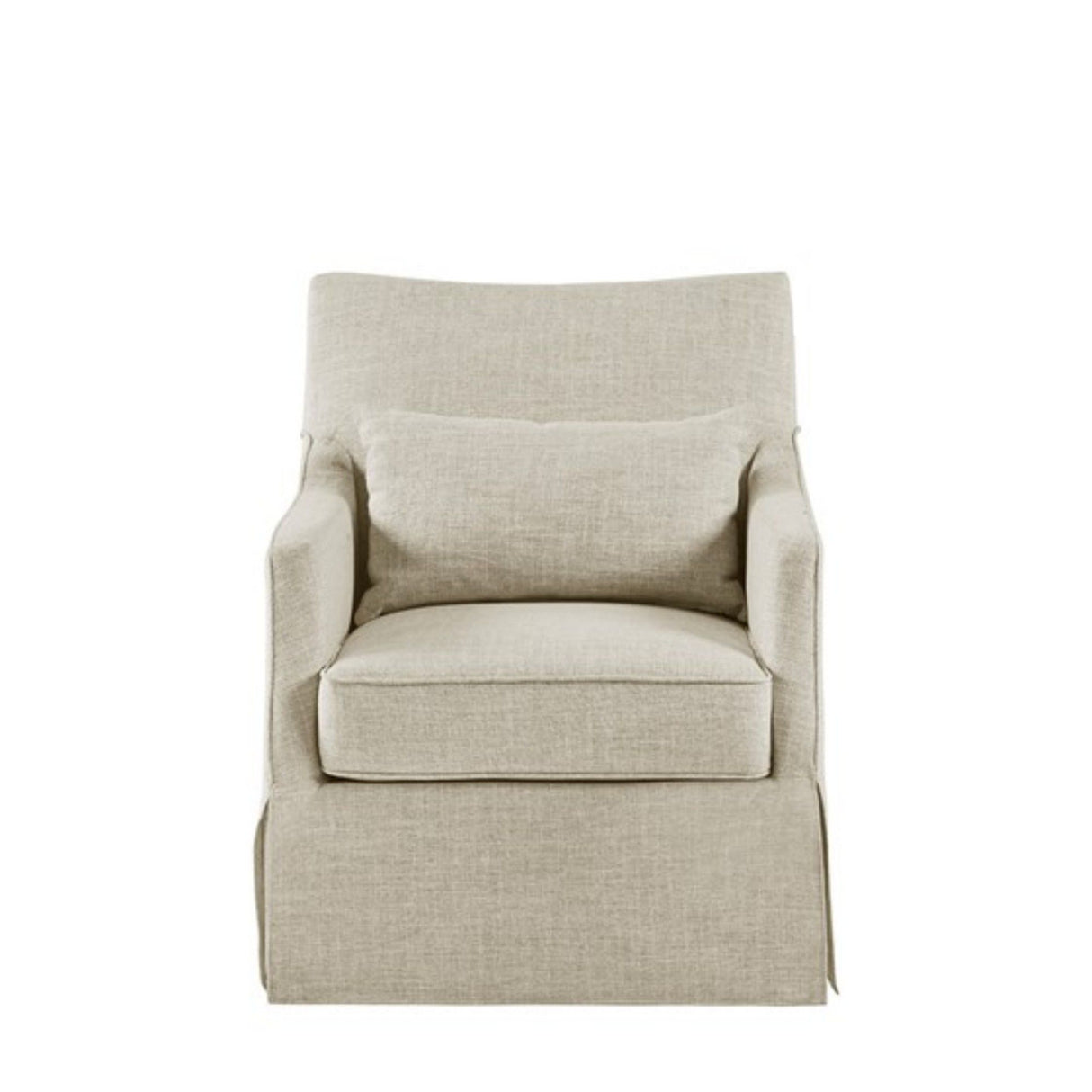 Traditional Design London Skirted Swivel Chair