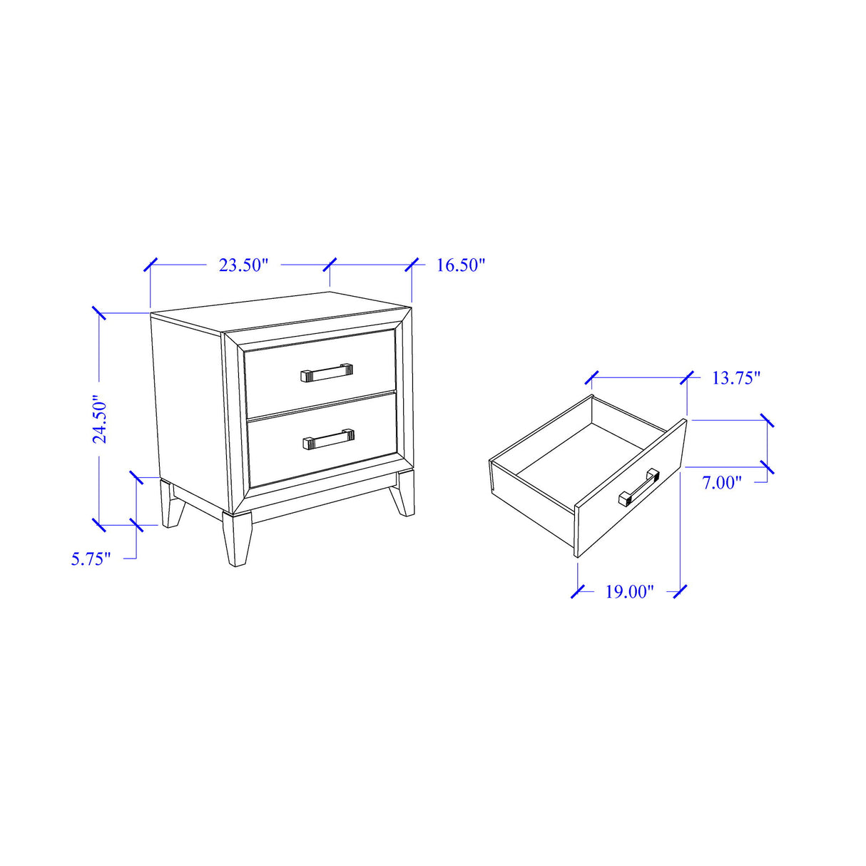 Mirage - Nightstand