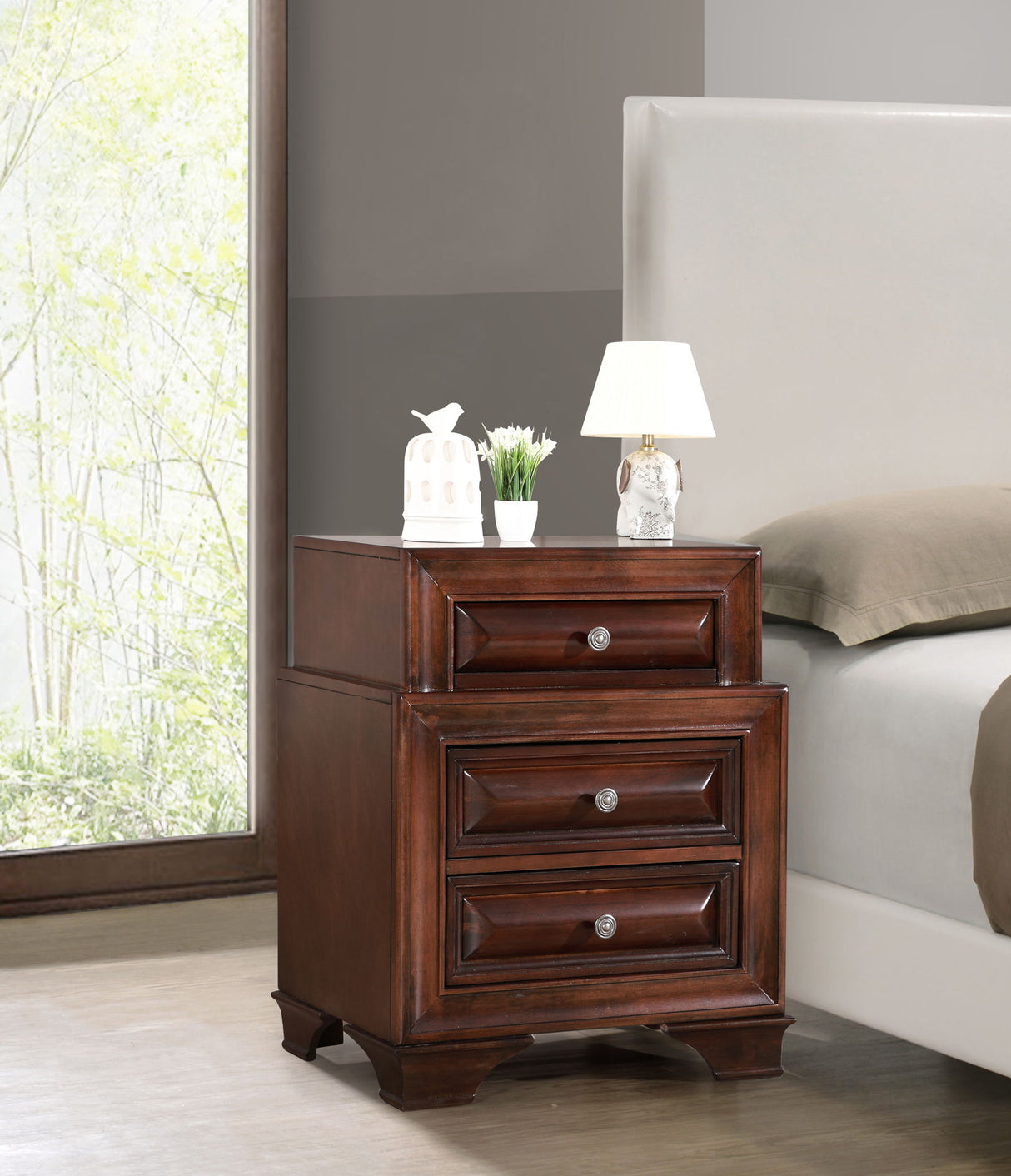 LaVita - Nightstand - Cappuccino