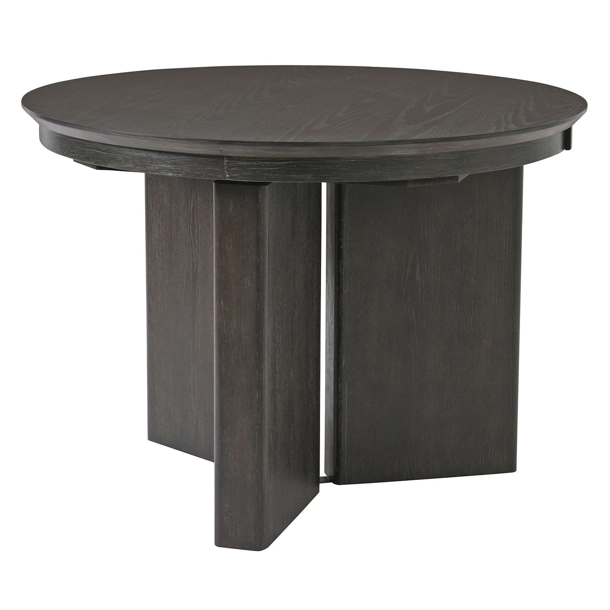 Oval Extendable Dining Table With Pedestal Base - Espresso