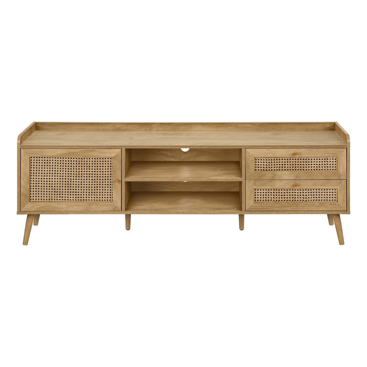 TV Stand, Console, Media Entertainment Center, Storage Cabinet, Transitional