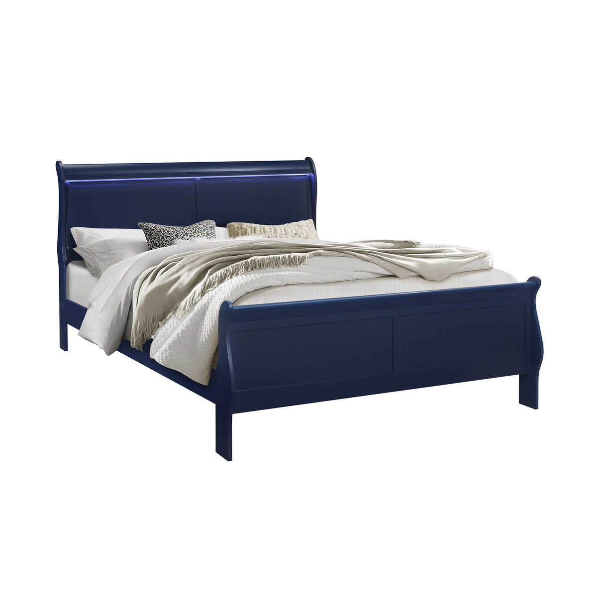 Charlston - 5 Piece Bedroom Set With LED Headboard