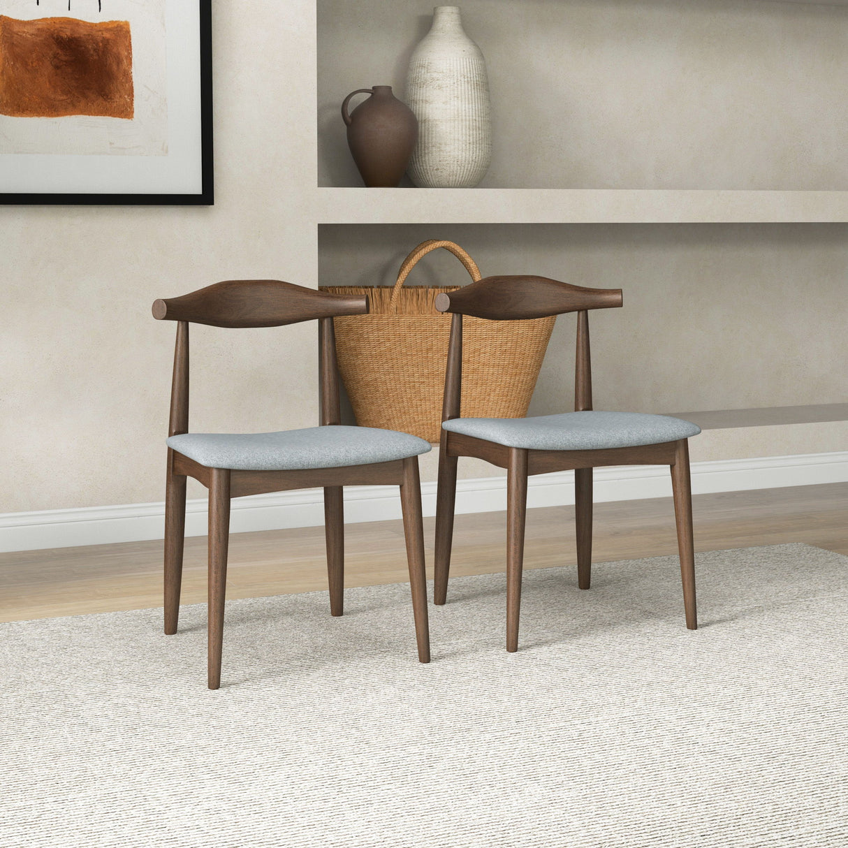 Brooklyn - Dining Chairs (Set of 2) - Gray
