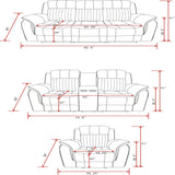 Steban - Transitional Style Living Room Set