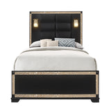 Lively - Bed With Lamps, Elegant Design