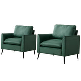 Nordic Retro Light Luxury Upholstered Sofa Chair