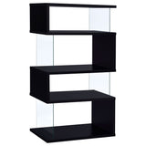 Elias - 4 Shelf Bookshelf With Zigzag Design