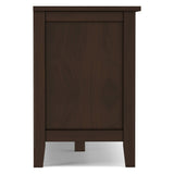 Warm Shaker - TV Media Stand Handcrafted - Tobacco Brown