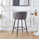 Counter Height Bar Stool Metal Legs (Set of 2)