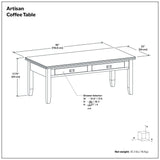 Artisan - Coffee Table - Russet Brown