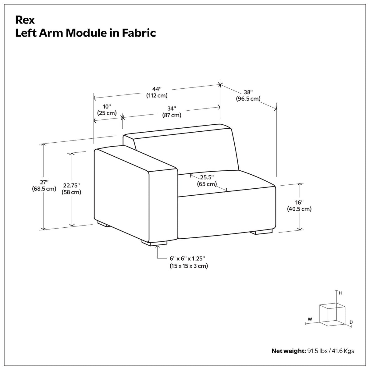 Rex - Sofa Module