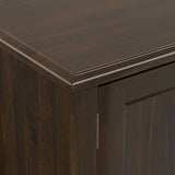 Burlington - Low TV Media Stand - Mahogany