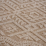 Guros - 8' X 10' Traditional Indoor / Outdoor Area Rug - Natural