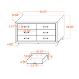 Soluto - Dresser - Gray / Black