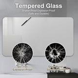 Bathroom Vanity Mirror, Wall Mounted Mirror For Bathroom Anti-Fog Waterproof - Clear