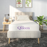 8" Memory Foam Mattress With Charcoal Infusion And Silky Mesh Cover