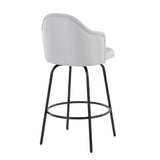 Ahoy - Contemporary Fixed Height Counter Stool (Set of 2)