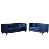 Chesterfield Loveseat 2 Seater Couch For Living Room