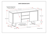 Lowry - Handcrafted Sideboard Buffet