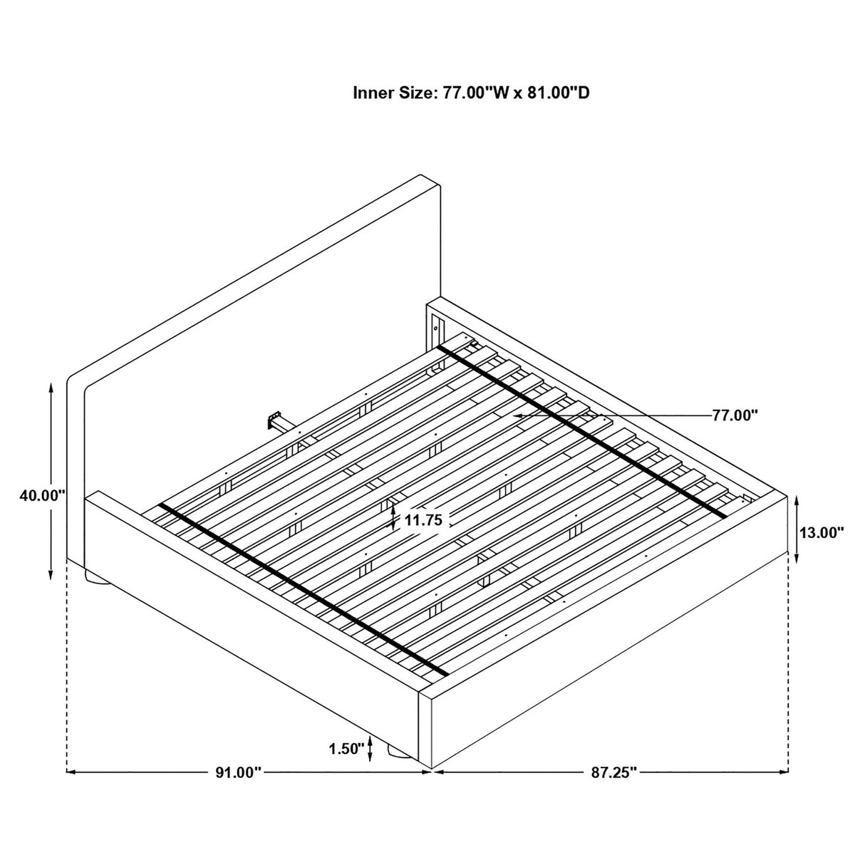 Weselyn - Platform Bed