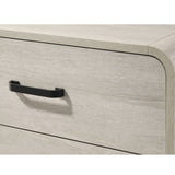 Nightstand With 2 Drawers, Ample Storage Space - Antique White