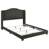 Maassluis - Bed With Button Tufted Headboard