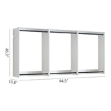 Devi - Wall Mounted Wood Closet System, Modular Units
