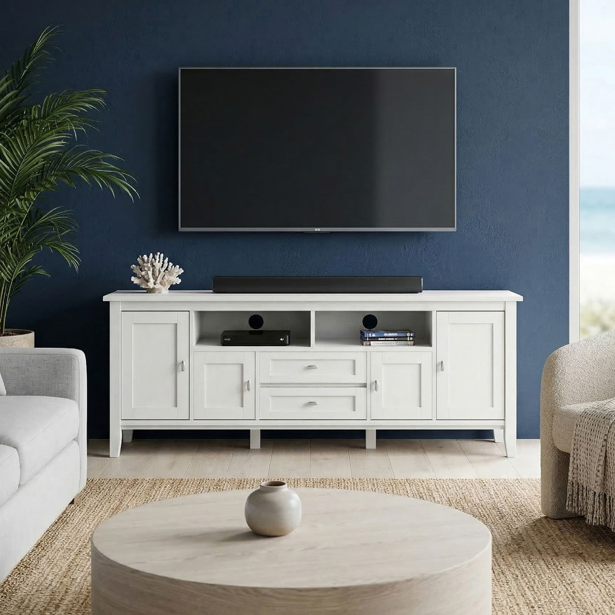 Warm Shaker - TV Media Stand, Handcrafted