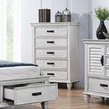 Lockeford - 5 Drawer Chest - White