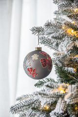 Glass Decorative Hanging Ball Christmas Tree Ornaments For Holiday Party Decorations