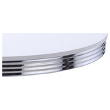 Retro Round Dining Table - White