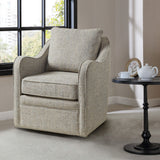 Wide Seat Arm Chair With 360 Degree Rotation