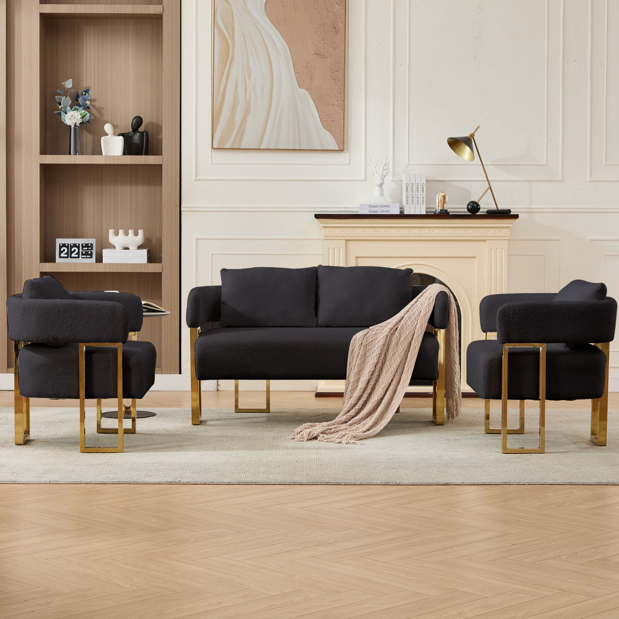 Decorative Upholstered Side Chair For Living Room
