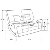 Hayden - Power Recliner With Dual Control, USB Charging Ports - Black