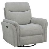 Beacon - Power Swivel Recliner With USB Charging And Adjustable Recline