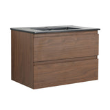 Wall Mounted Bathroom Vanity With Sink, 2 Soft Close Drawers