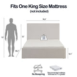 Lucas - Tall Headboard Upholstered Bed