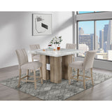 Mikha - Bar Table And 4 Bar Stools